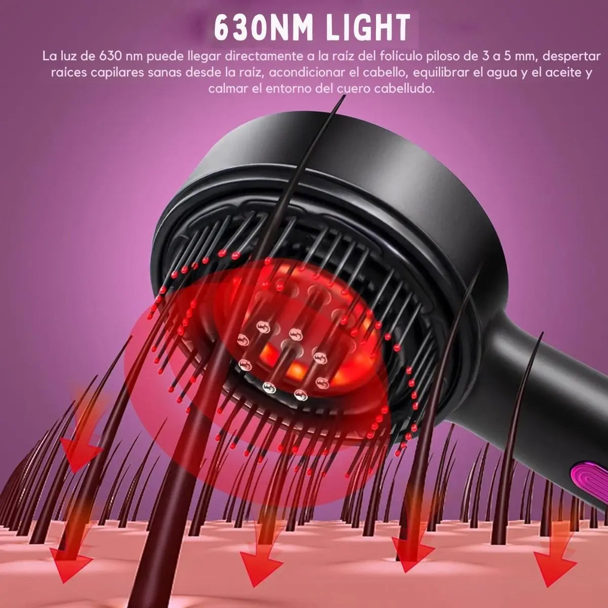 💆♀️ Masajeador Capilar Eléctrico 3 en 1 | Relajación y Cuidado Premium 🌿