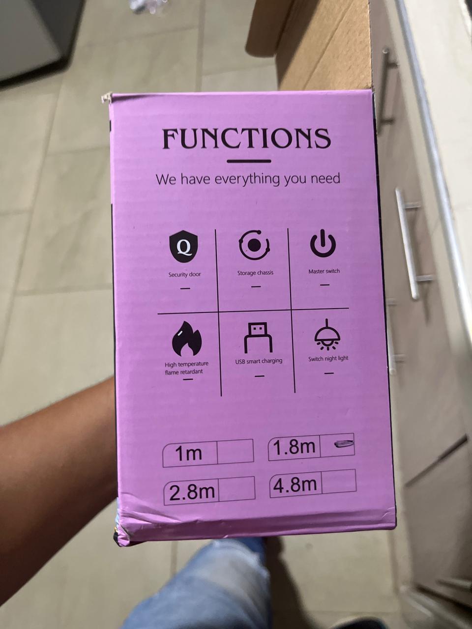 Extensión Multicarga Retráctil USB 180 cm