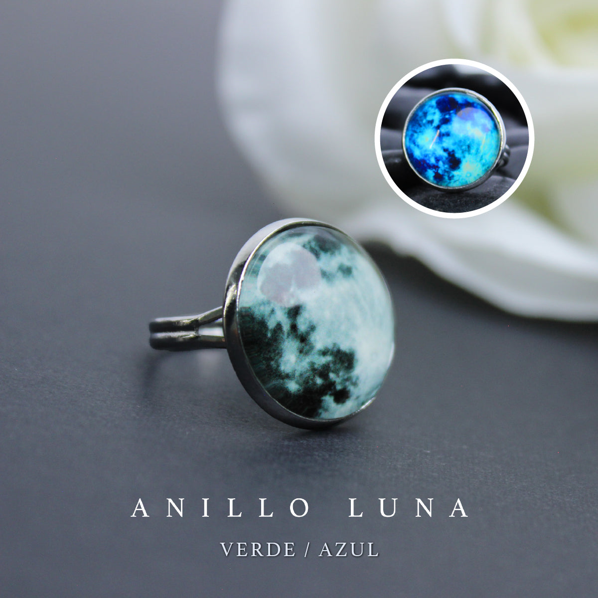 🌙 Set Luna – Collar + Pulsera que Brillan en la Oscuridad