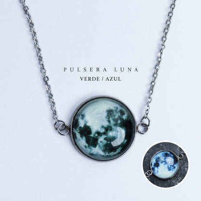 🌙 Set Luna – Collar + Pulsera que Brillan en la Oscuridad