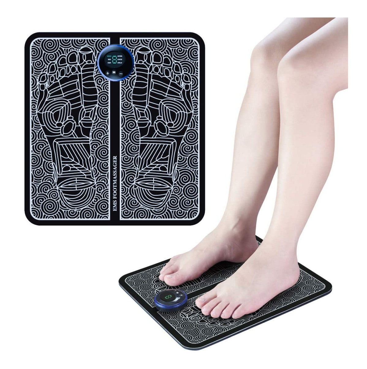 👣 Tapete Masajeador EMS para Pies y Circulación ⚡