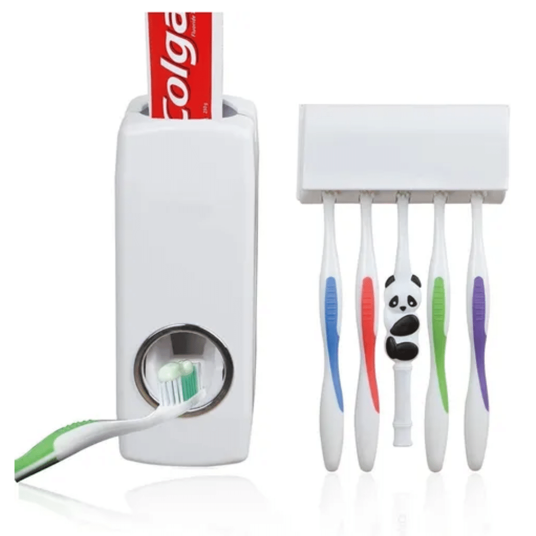 🪥 Dispensador de Crema Dental con Soporte