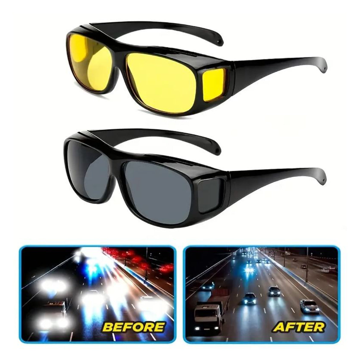 🚗 Gafas HD Vision Polarizadas – Pack 2x1 😎