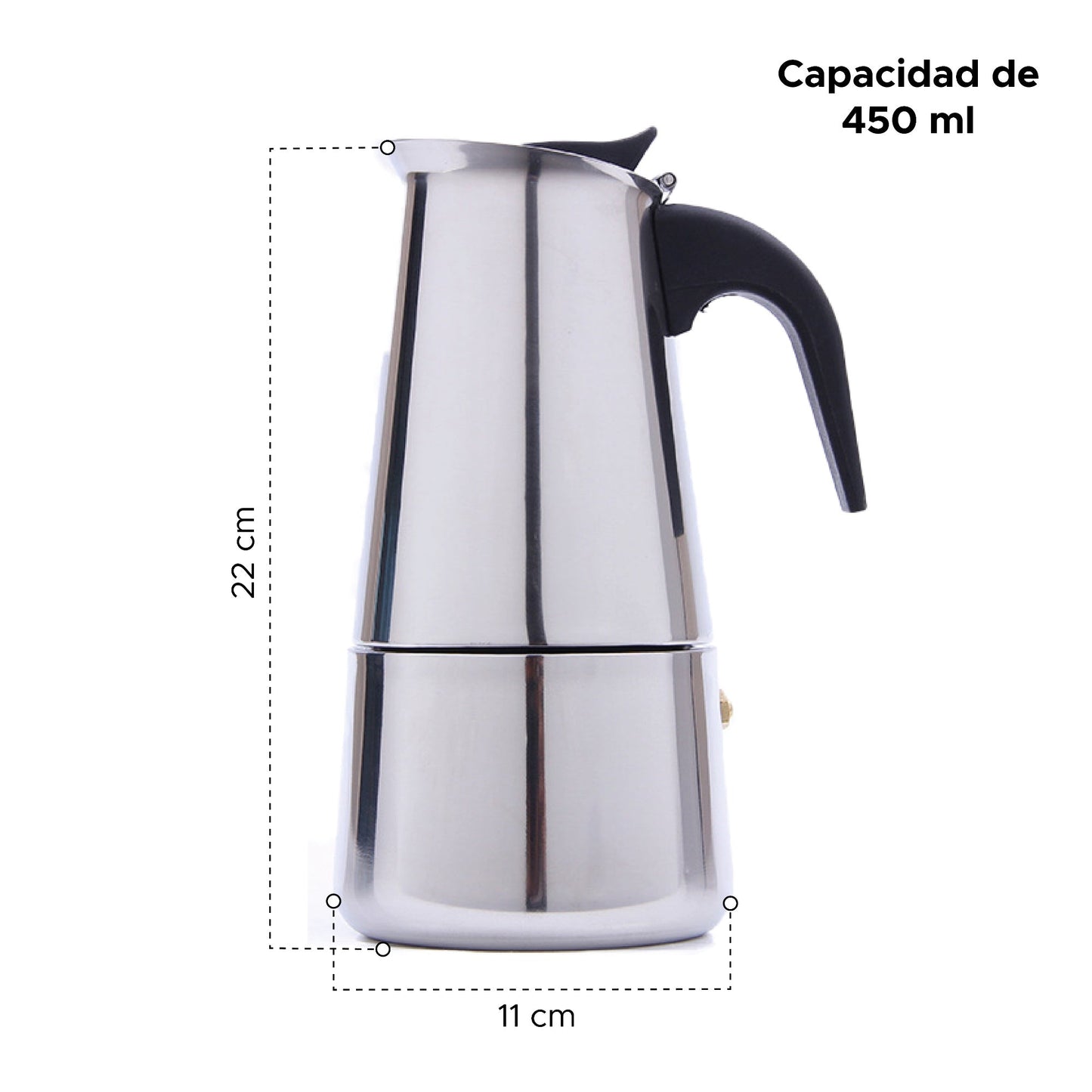 Cafetera Italiana 9 Tazas / 450 ml