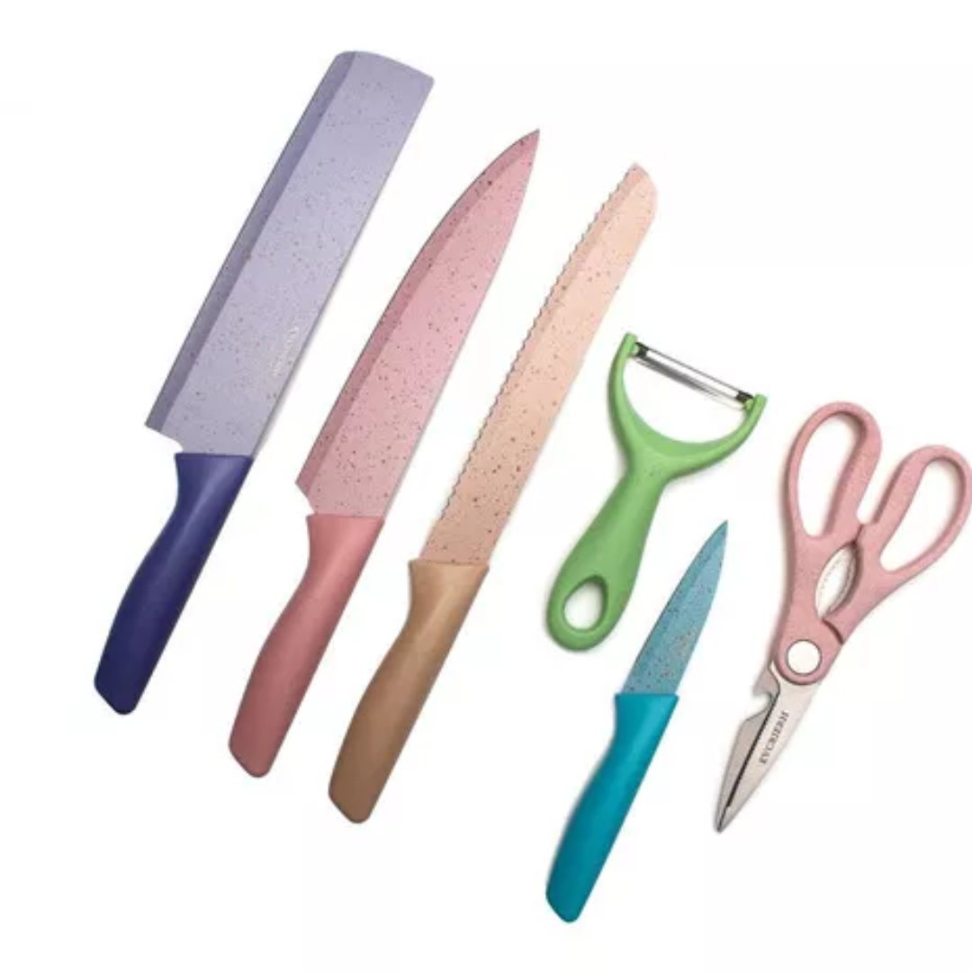 🔪✨ Set de Cuchillos 6 Piezas