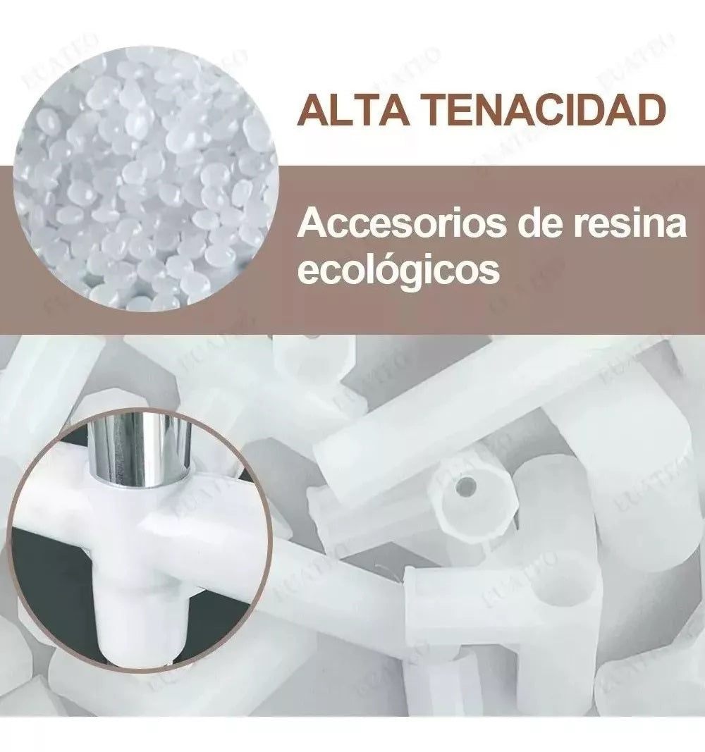 Combo Armario 3 Puestos + Zapatero Metálico 6 Niveles – Organización Total para tu Hogar