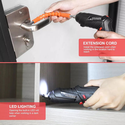 🔧⚡ Destornillador Eléctrico Inalámbrico 47p