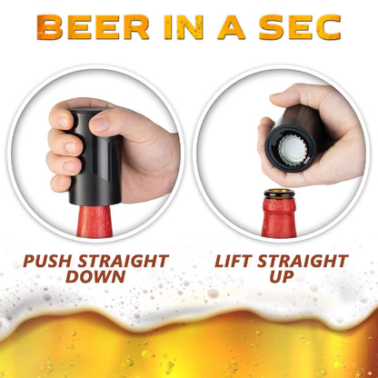 🍻 Destapador Magnético Automático de Lujo 🔥  ✨ La forma más rápida, divertida y elegante de abrir tus cervezas.