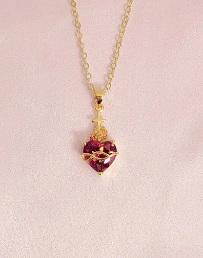 ❤️ Collar Sagrado Corazón – Protección, Fe y Amor Divino ❤️