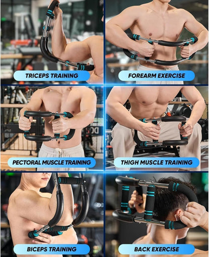 🏋️‍♂️ Barra de Ejercicio Multifuncional para Brazos y Pecho – Portátil y Ajustable