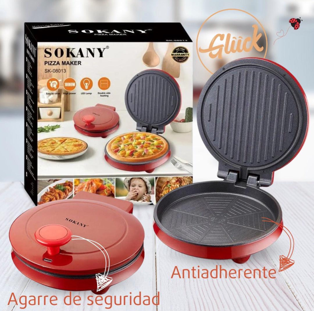 🍕🔥 MÁQUINA PARA PIZZA SOKANY