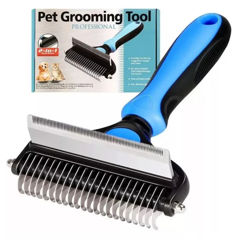 🐾 Cepillo Removedor Cortanudos Deslanador | Menos Pelo y Más Comodidad Para Tu Mascota ✨