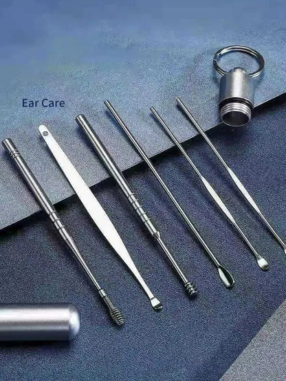 👂 Set Limpiador de Oídos 6 en 1
