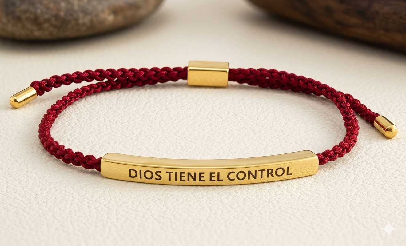 ✨🙏 PULSERA “DIOS TIENE EL CONTROL” – FE, PROTECCIÓN Y CALMA EN TU DÍA A DÍA 🙏✨