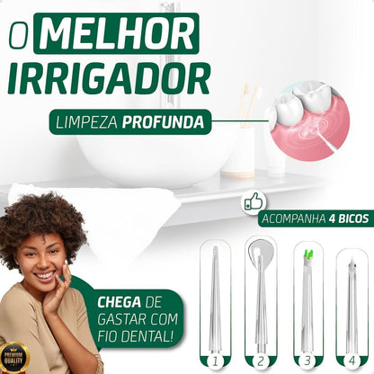 Irrigador Oral Recargable 4 BOQUILLAS