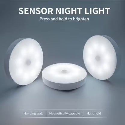 Lámparas LED Recargables con Sensor de Movimiento – Kit x3