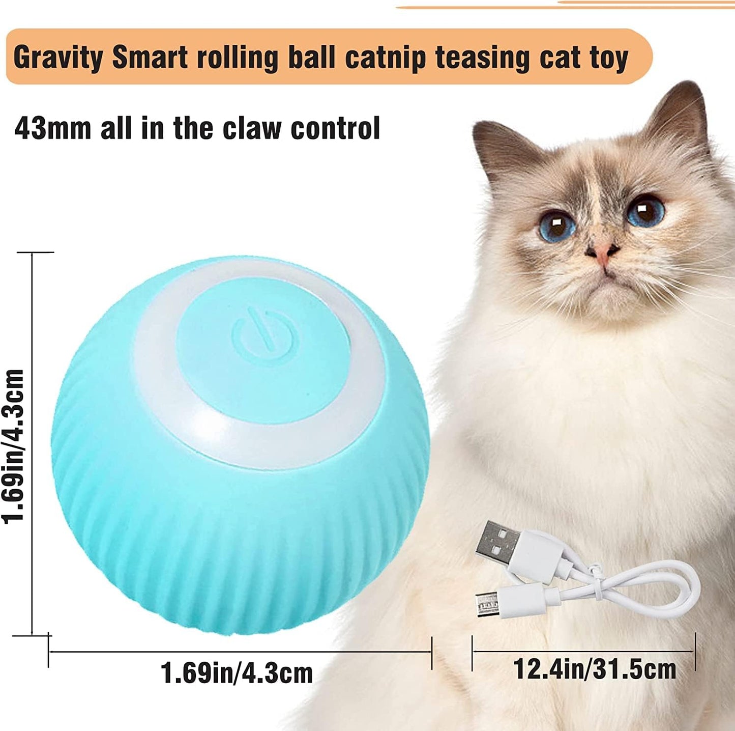 🐾 Pelota Interactiva para Gatos