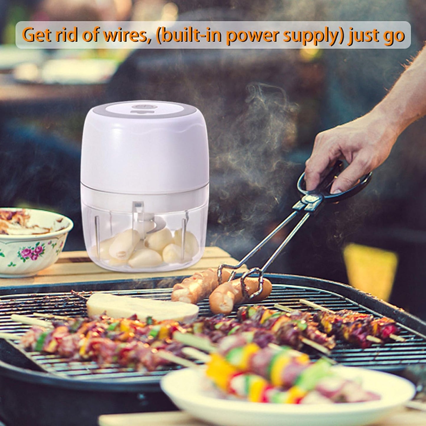 🍽️⚡Picatodo Eléctrico Portátil