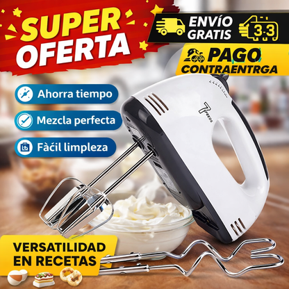 🍰⚡Batidora de Mano Eléctrica Sokany 7 Velocidades