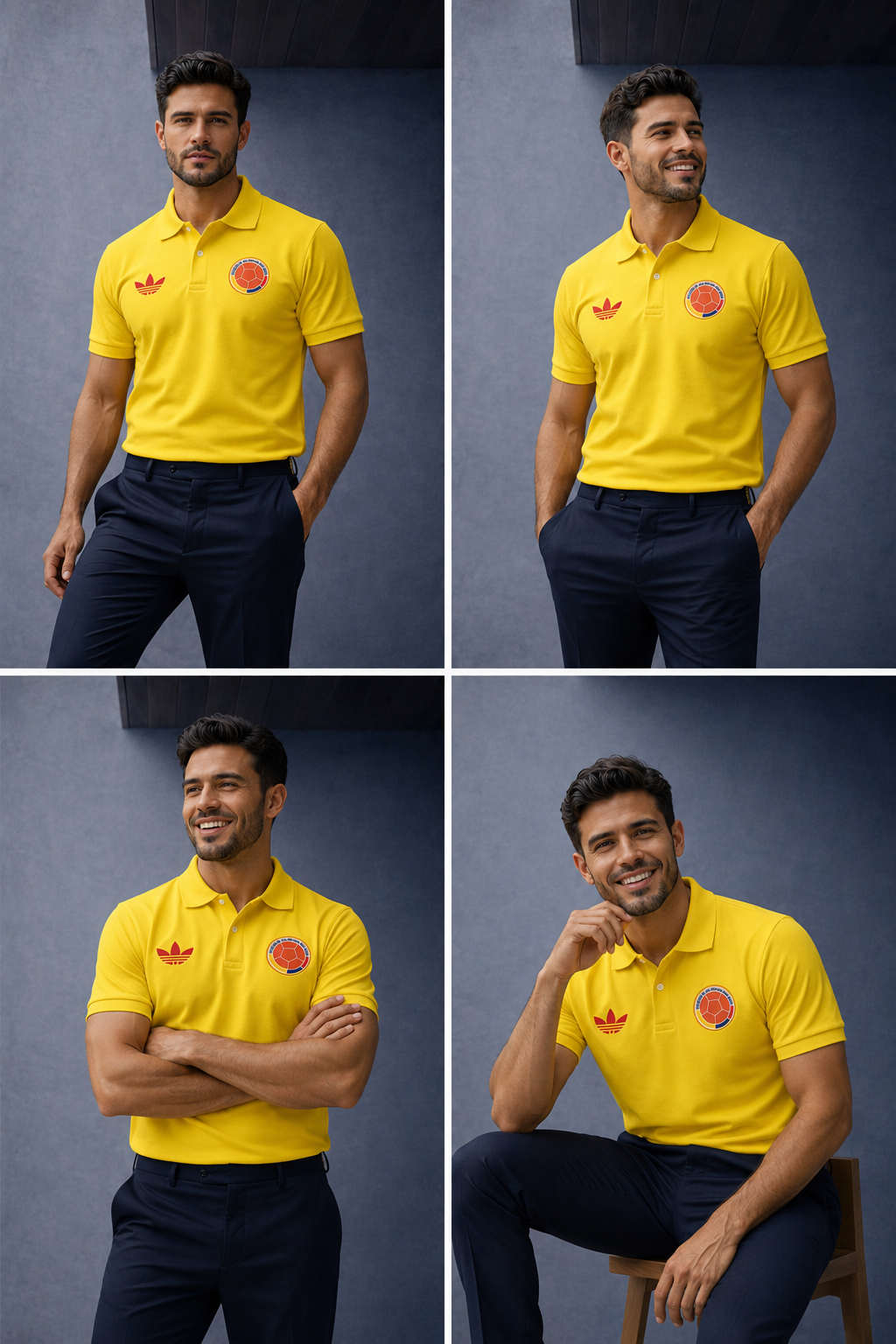 🔥 Buzo Presentación Selección Colombia | Estilo Retro Premium