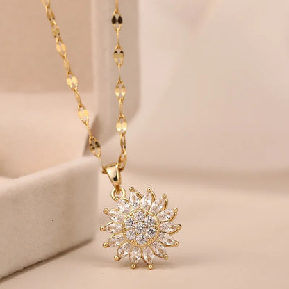 ✨🌻 COLLAR GIRASOL GIRATORIO – BRILLA, RELÁJATE Y ATRAE BUENA ENERGÍA 🌻✨