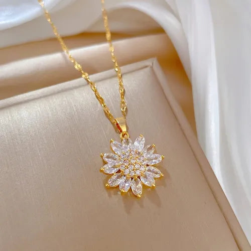 ✨🌻 COLLAR GIRASOL GIRATORIO – BRILLA, RELÁJATE Y ATRAE BUENA ENERGÍA 🌻✨