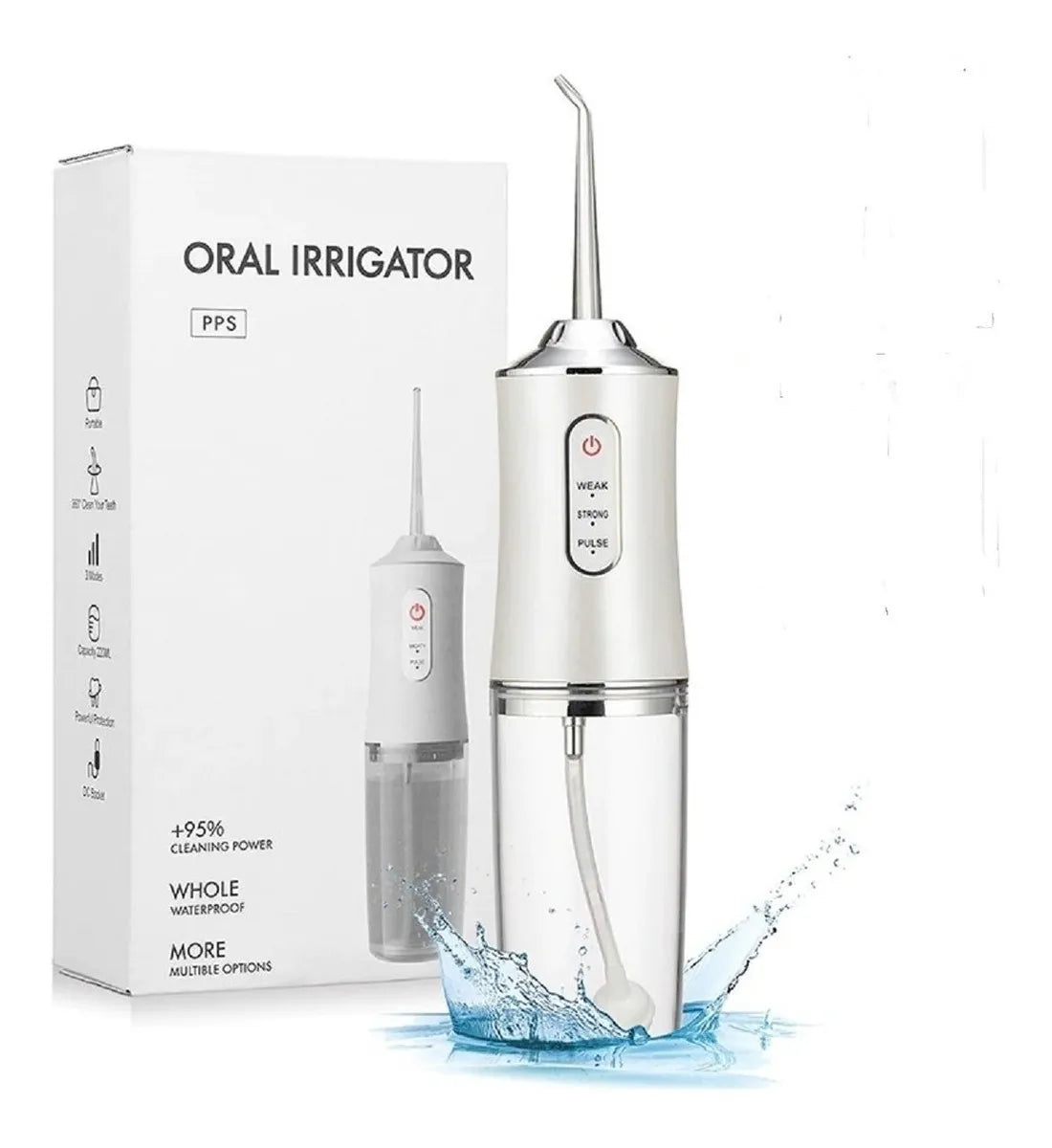 Irrigador Oral Recargable 4 BOQUILLAS