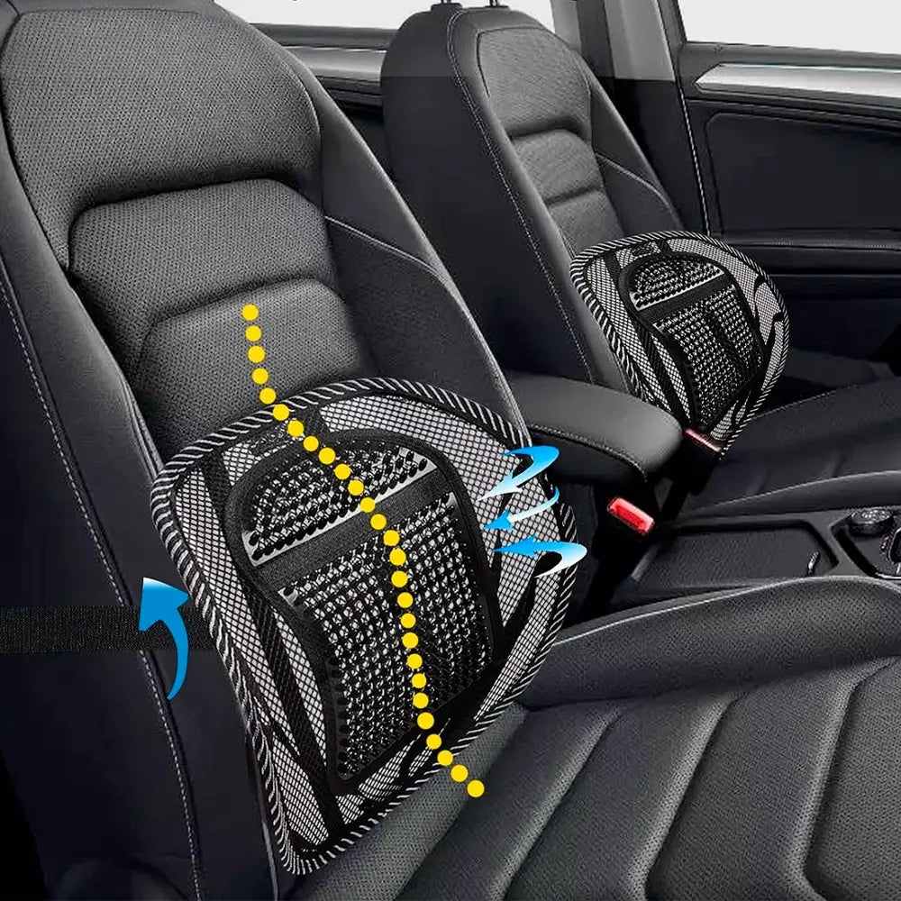 💺 Soporte Lumbar Ergonómico para Silla | Oficina, Casa y Carro 🚗💻🏠