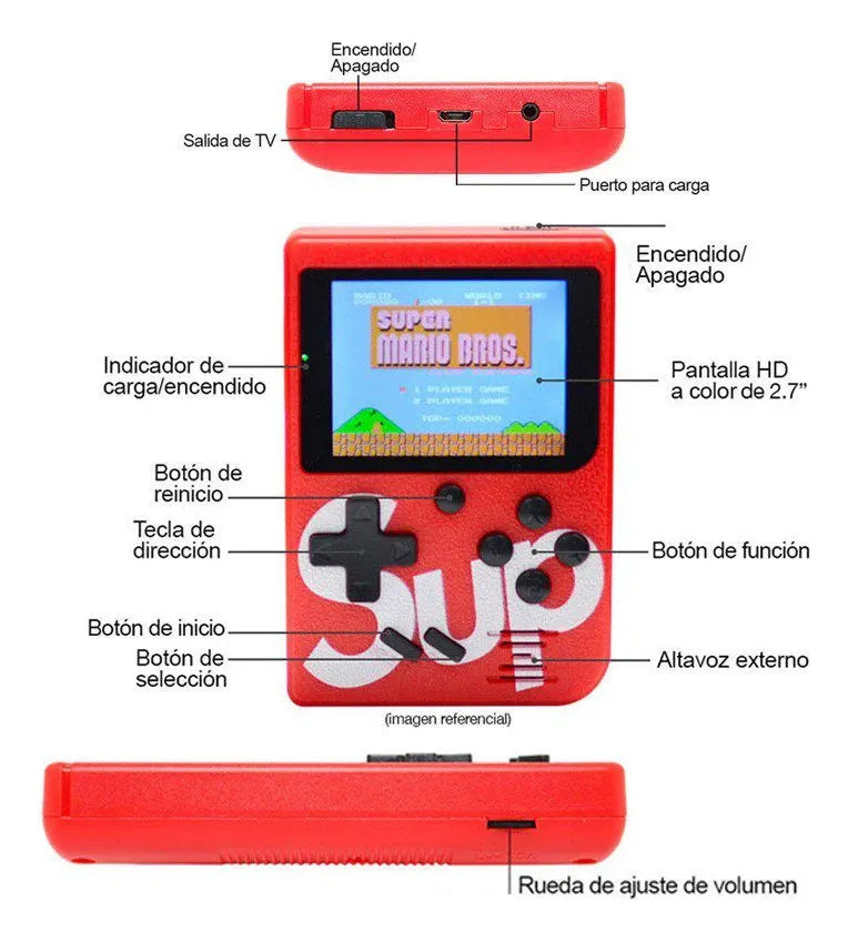 Mini Consola Portatil Retro Family Game