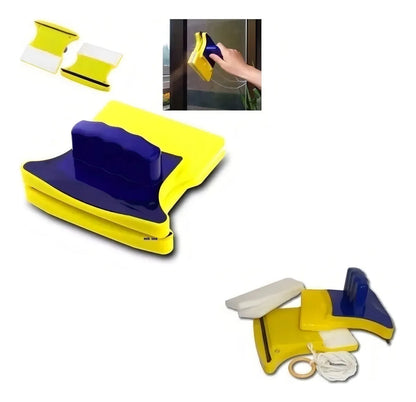 🧲✨ Limpiador de Vidrio Magnético Doble