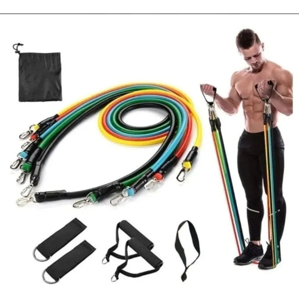 Kit Bandas Elasticas Tubulares Set 11 Piezas