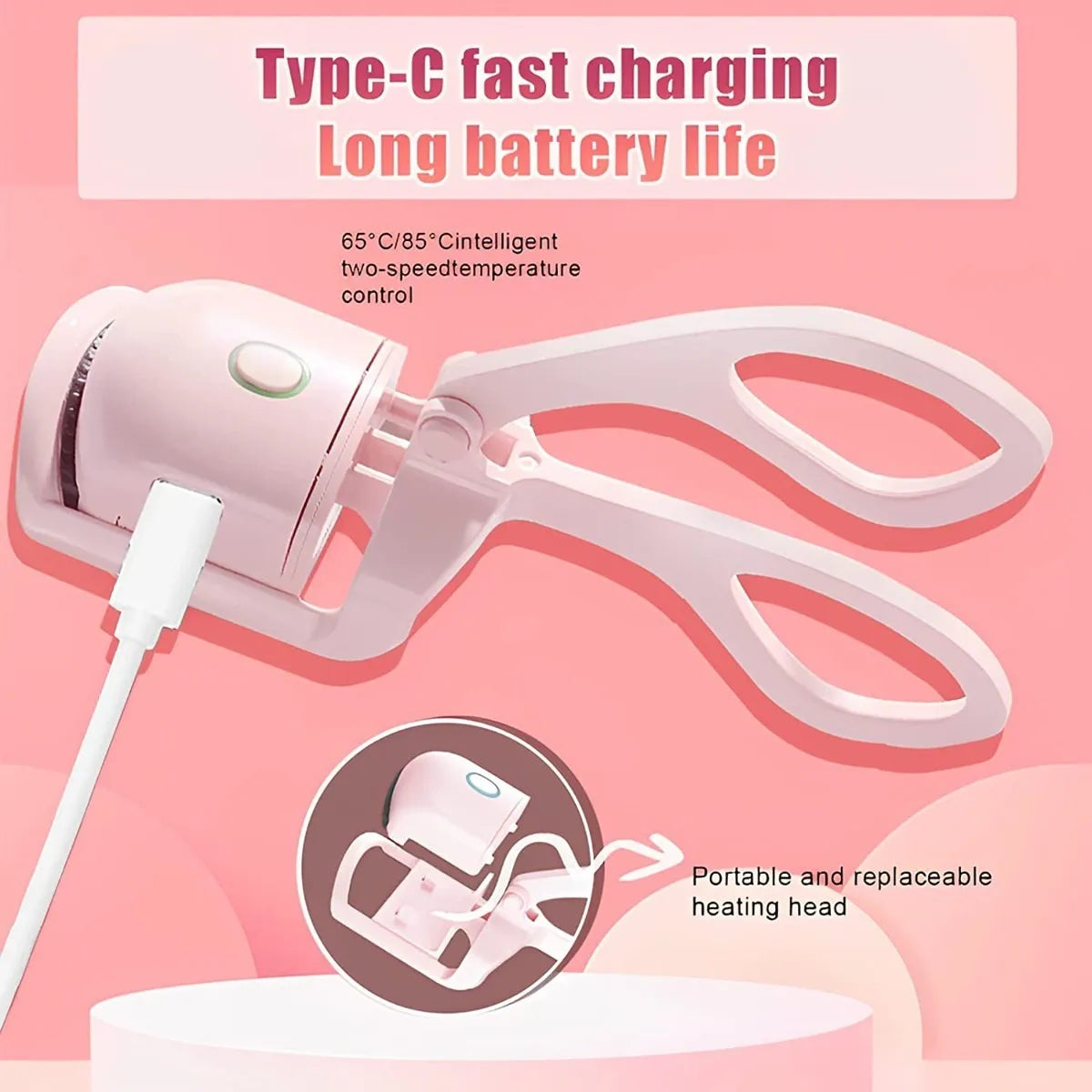 ✨ Encrespador de Pestañas Eléctrico