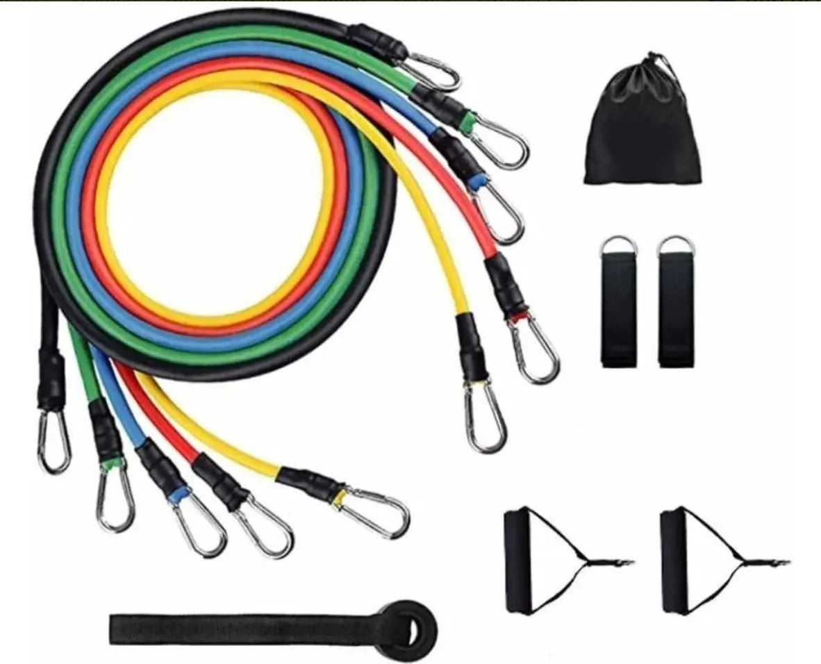 Kit Bandas Elasticas Tubulares Set 11 Piezas