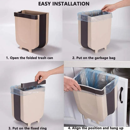 🗑 Cubo de Basura Colgante para Gabinete