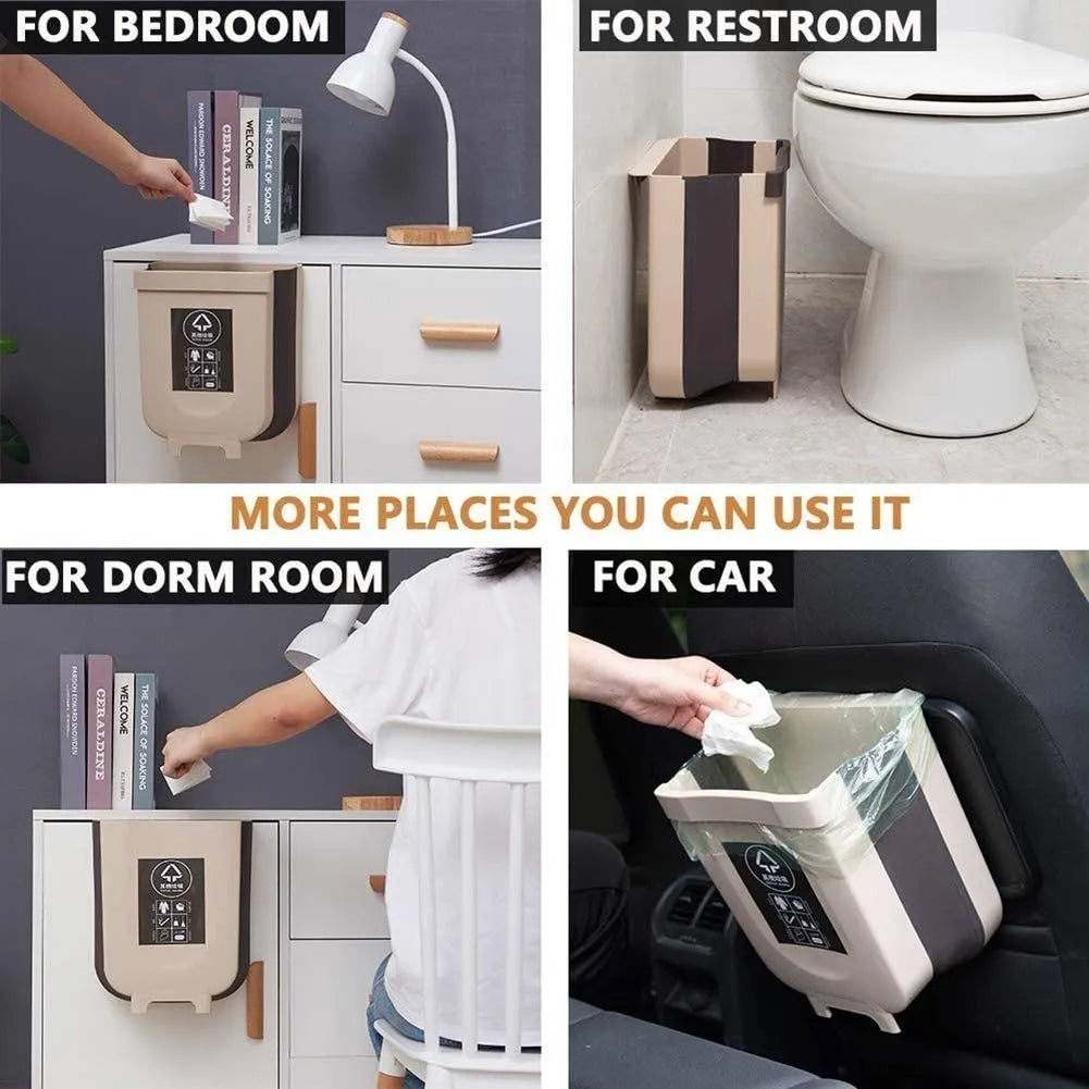 🗑 Cubo de Basura Colgante para Gabinete