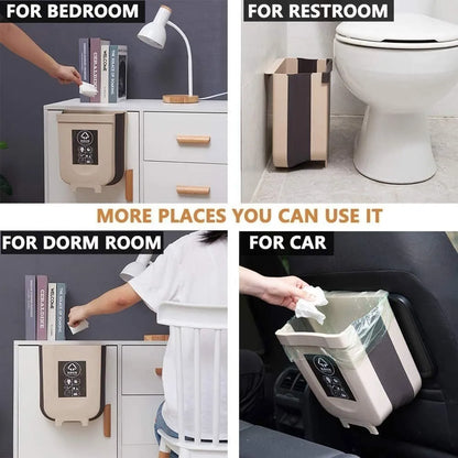 🗑 Cubo de Basura Colgante para Gabinete