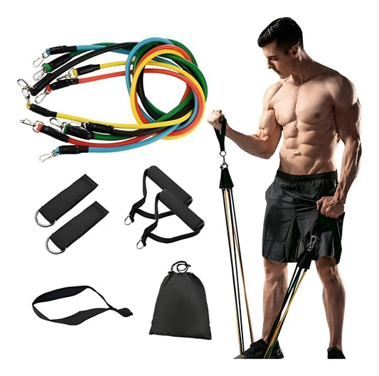Kit Bandas Elasticas Tubulares Set 11 Piezas