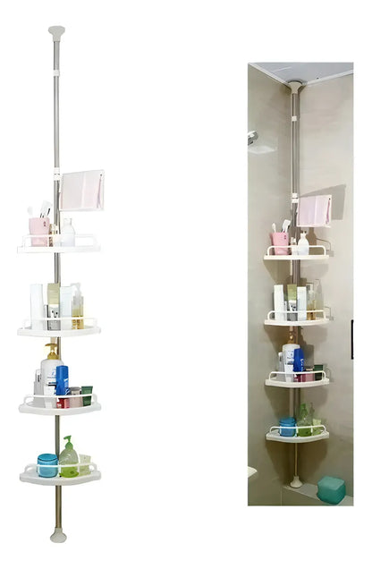 🚿✨ Organizador de Baño Esquinero Metálico