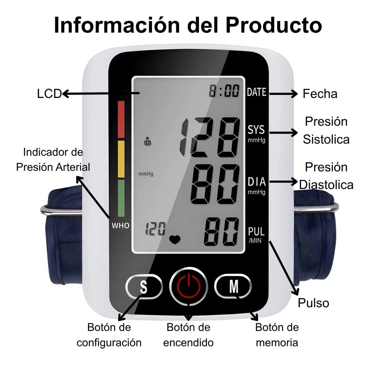 🩺 Tensiómetro Digital que HABLA en Español 🔊