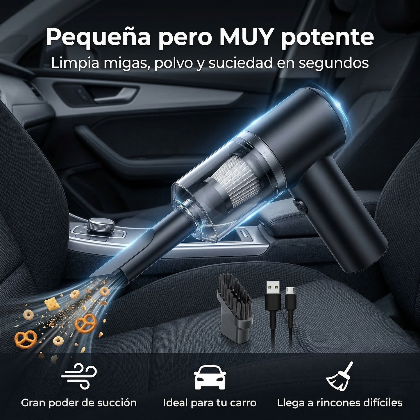 Mini aspiradora VACUUM 3 en 1