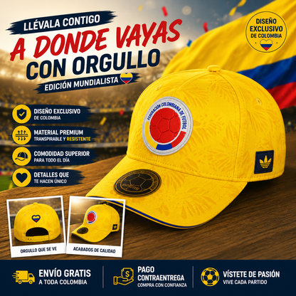 🧢 Gorra de Colombia – Estilo, Pasión y Orgullo Colombiano