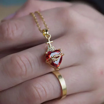 ❤️ Collar Sagrado Corazón – Protección, Fe y Amor Divino ❤️