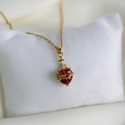 ❤️ Collar Sagrado Corazón – Protección, Fe y Amor Divino ❤️