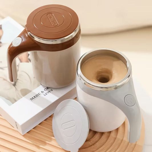 ☕✨ Taza Inoxidable Automezclable Recargable
