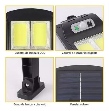💡🌞 Lámpara Solar Con Sensro De Movimiento